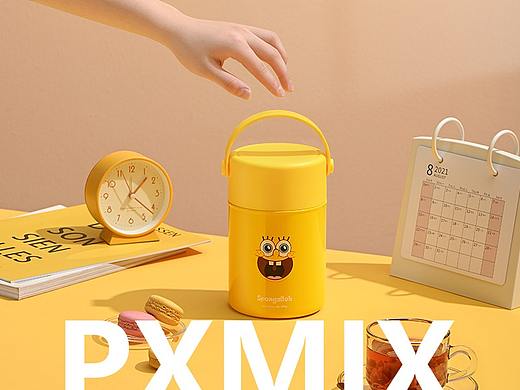 餐饮具摄影丨海绵宝宝 焖烧壶 x 光影集 PXMIX