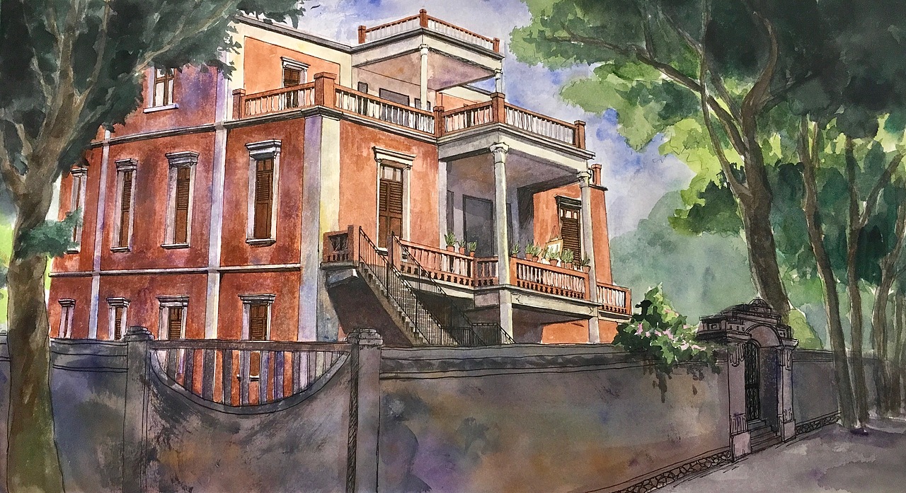 电影《云水谣》气氛图(临摹)