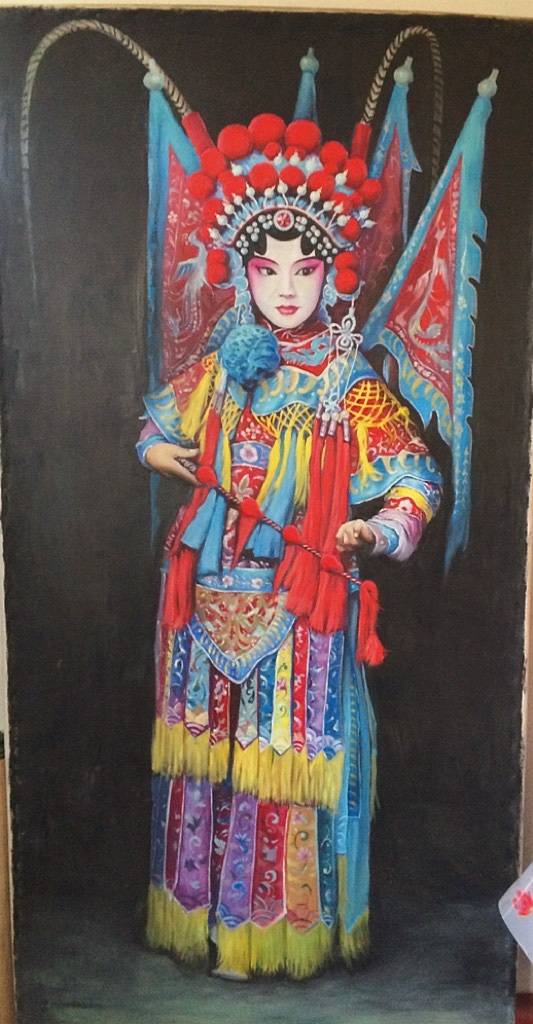 油画—戏曲人物|纯艺术|绘画|luni_原创作品-站酷zcool