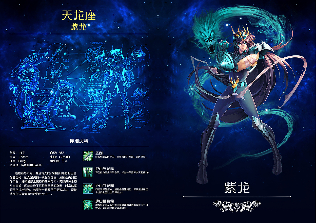 圣斗士图鉴（图ZMjExNTQwMjUy） - 书籍/画册 - 站酷设计师设计师_W_原创素材 - 站酷ZCOOL