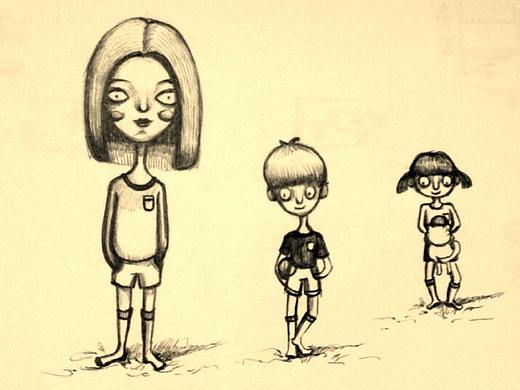 母子日常（個人主頁-ZMzU3MTUwNzY=） - 繪本 - 站酷設(shè)計師凡爾德原創(chuàng)素材 - 站酷ZCOOL