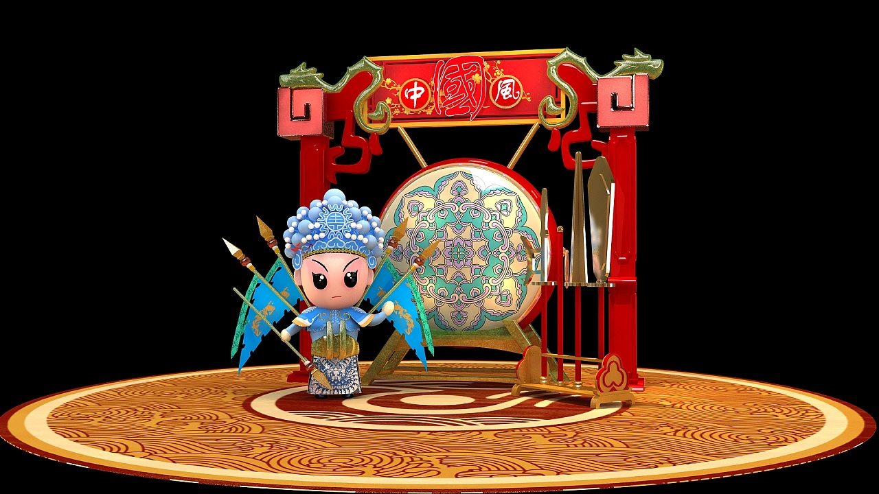 中国风美陈 - 原创作品 - 站酷(zcool)