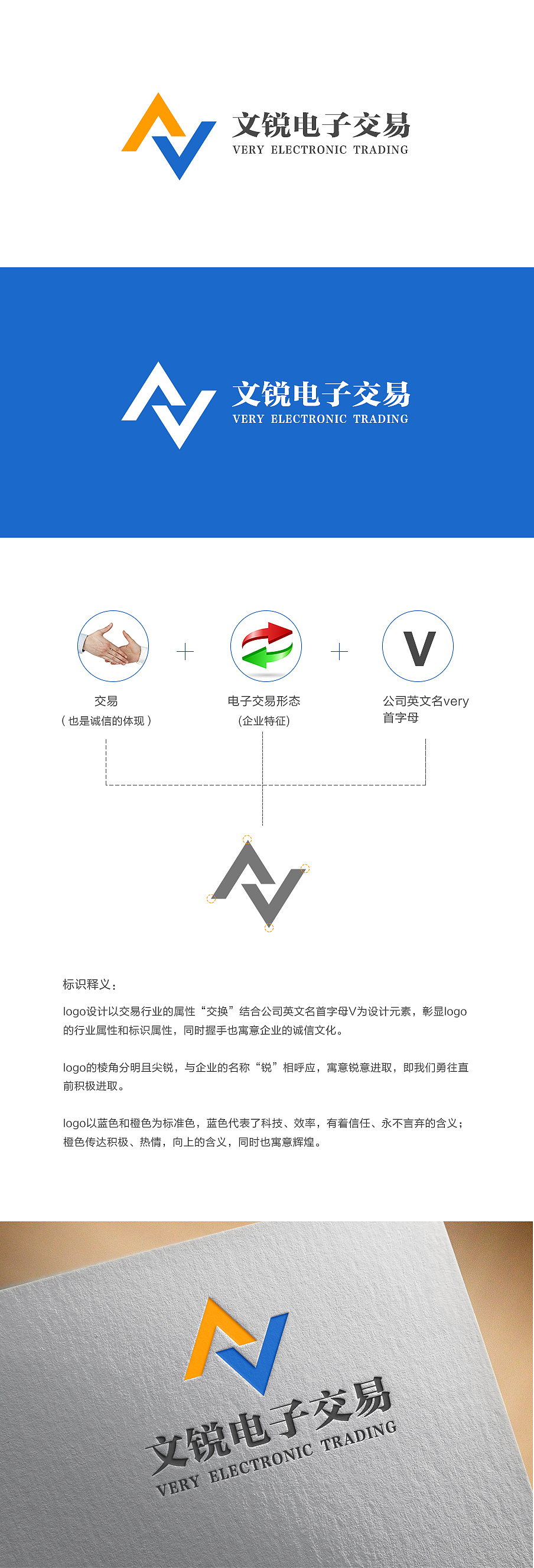 文锐电子交易公司LOGO制作（图ZNTkyNzA3NzI=） - Logo - 站酷设计师茅屋里的水洼原创素材 - 站酷ZCOOL