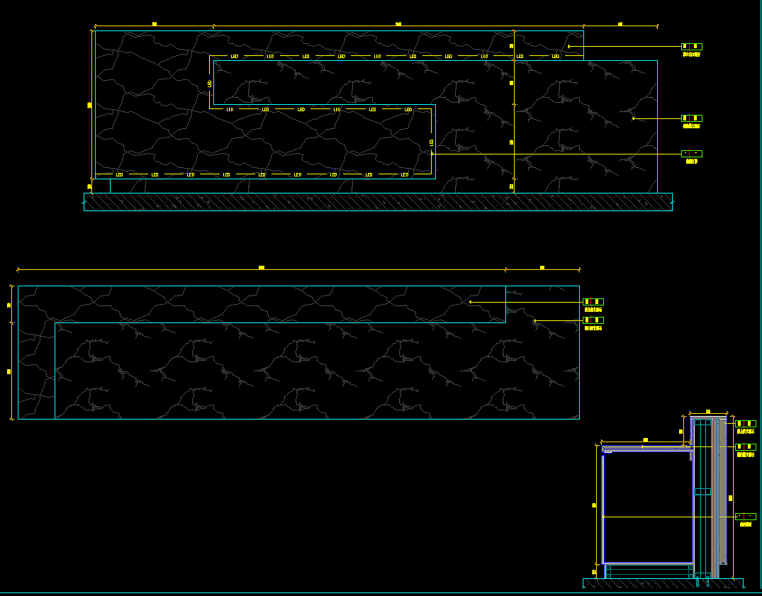 1000平办公室施工图深化