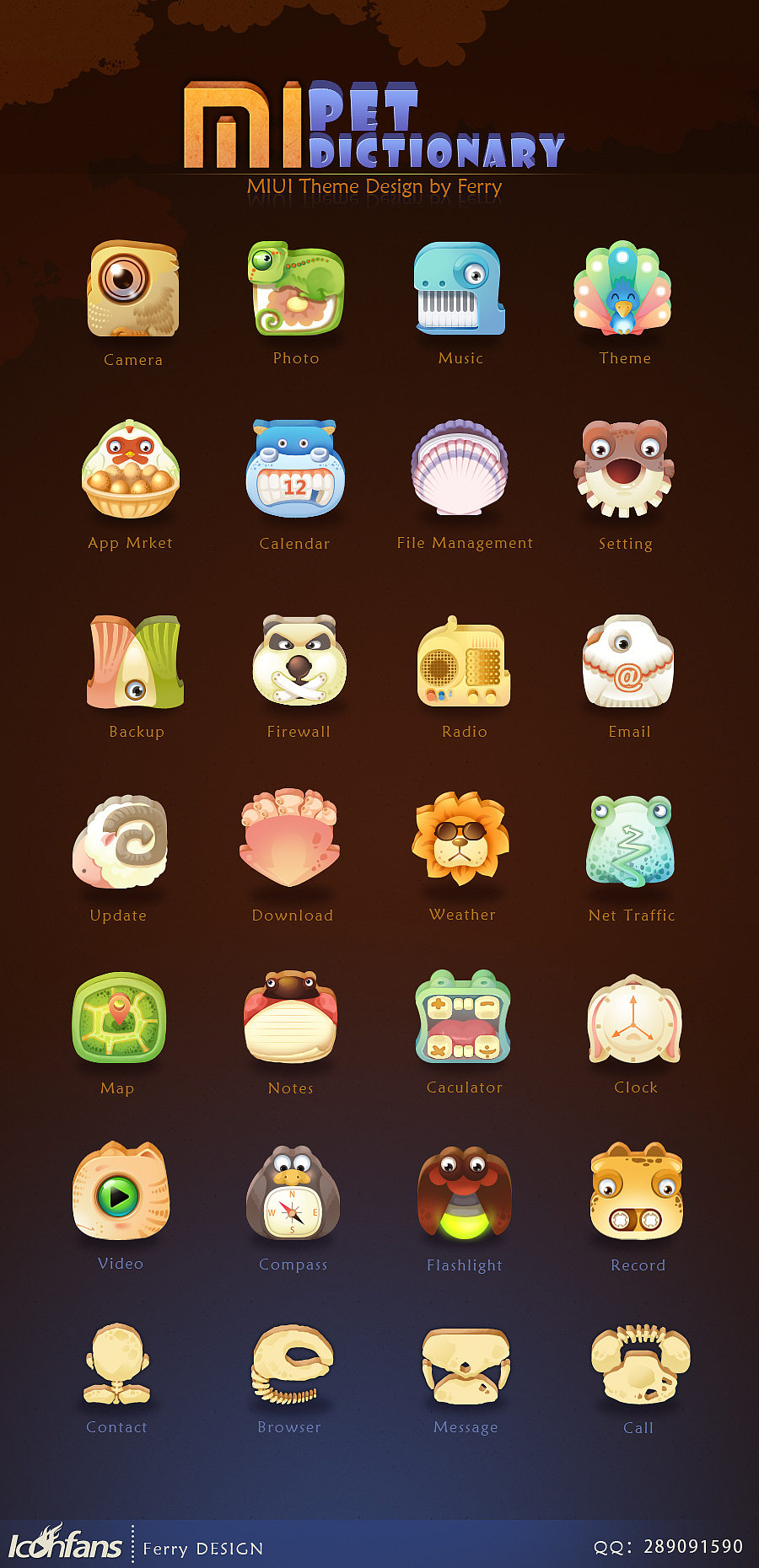 Pet dictionary（图ZNjI5NTI1Mg==） - 主题/皮肤 - 站酷设计师Ferry0127原创素材 - 站酷ZCOOL