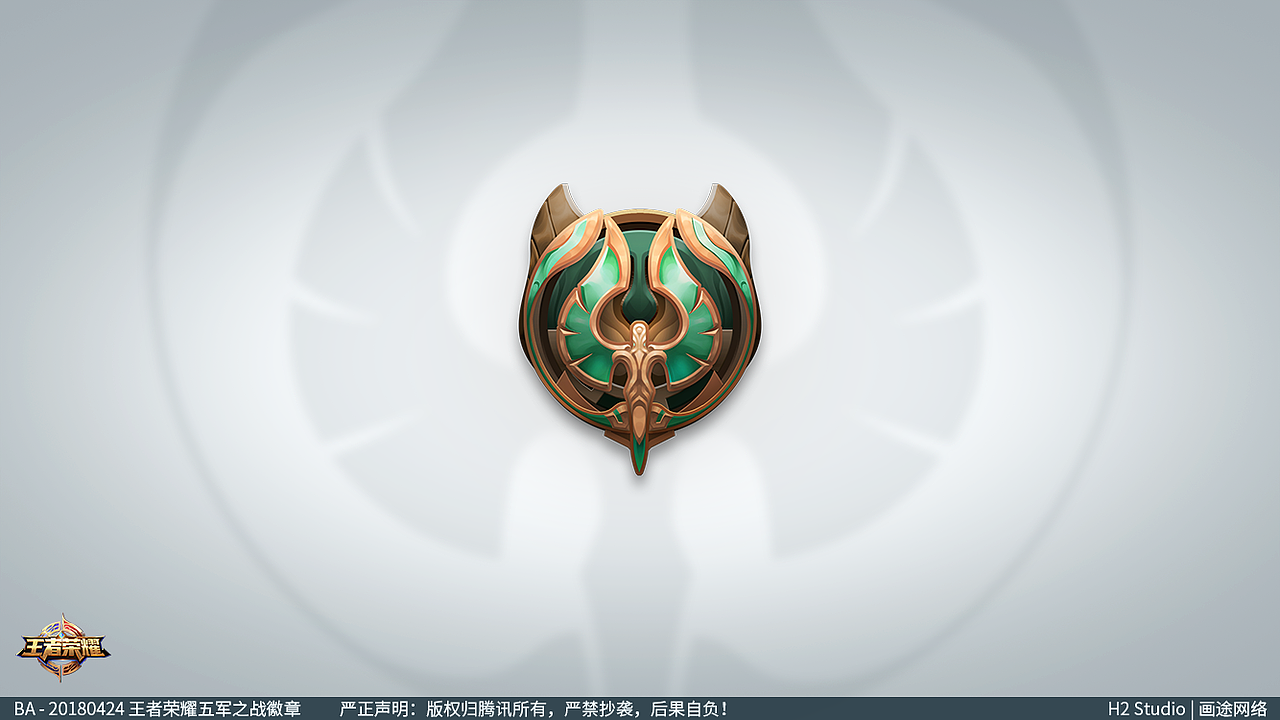 画途网络 | 《王者荣耀》五军之战徽章视觉展示（图ZMTMxOTk5MTc2） - 游戏UI - 站酷设计师YIGOUI原创素材 - 站酷ZCOOL