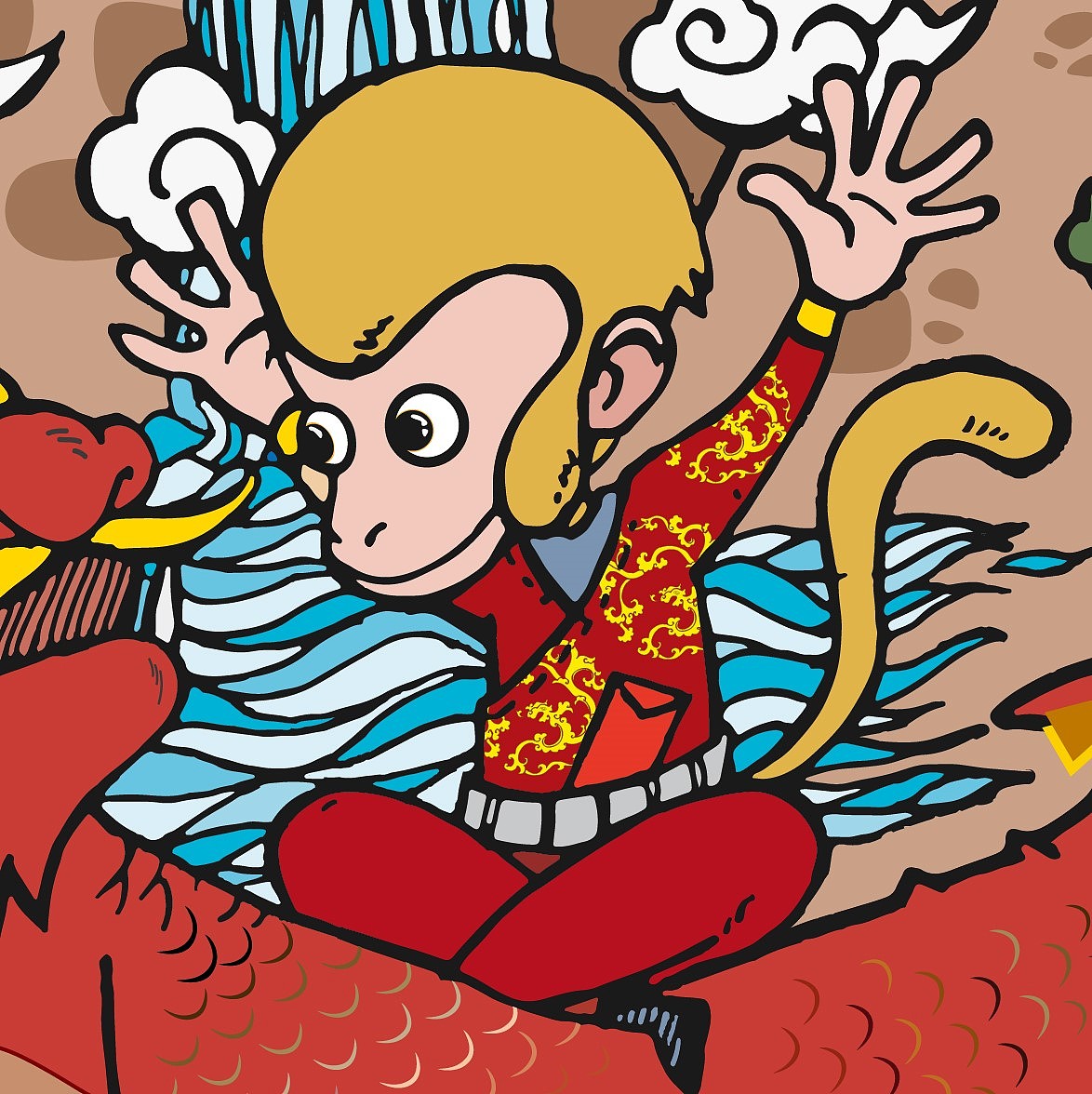 2016猴猴猴/猴年插画/贺卡|平面|图案|lleeehiii - 原创作品 - 站酷 (ZCOOL)