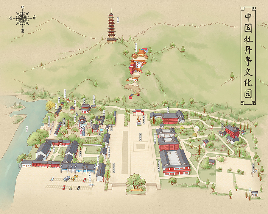 近段时间的手绘地图作品集——09(图ZMjEzMzgwNDQw) - 商业插画 - 站酷设计师喵星岛文创原创素材 - 站酷ZCOOL