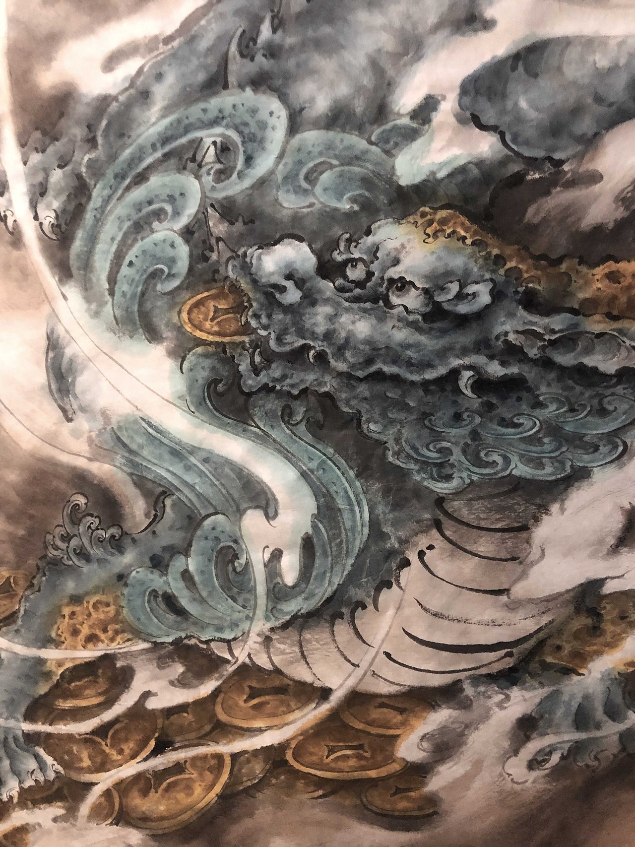 貔貅画法分享——由龙作品（图ZMjQxNTA4MTI0） - 绘画 - 站酷设计师上海由龍工作室原创素材 - 站酷ZCOOL