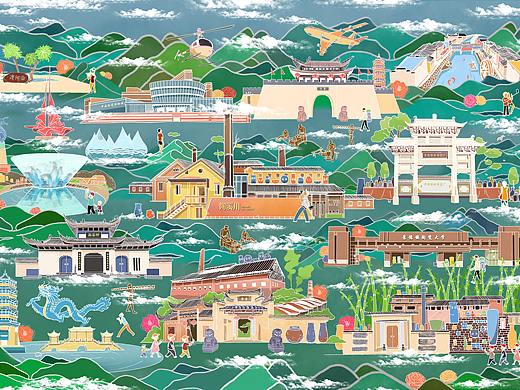“陶”花源记-景德镇旅游视觉形象设计