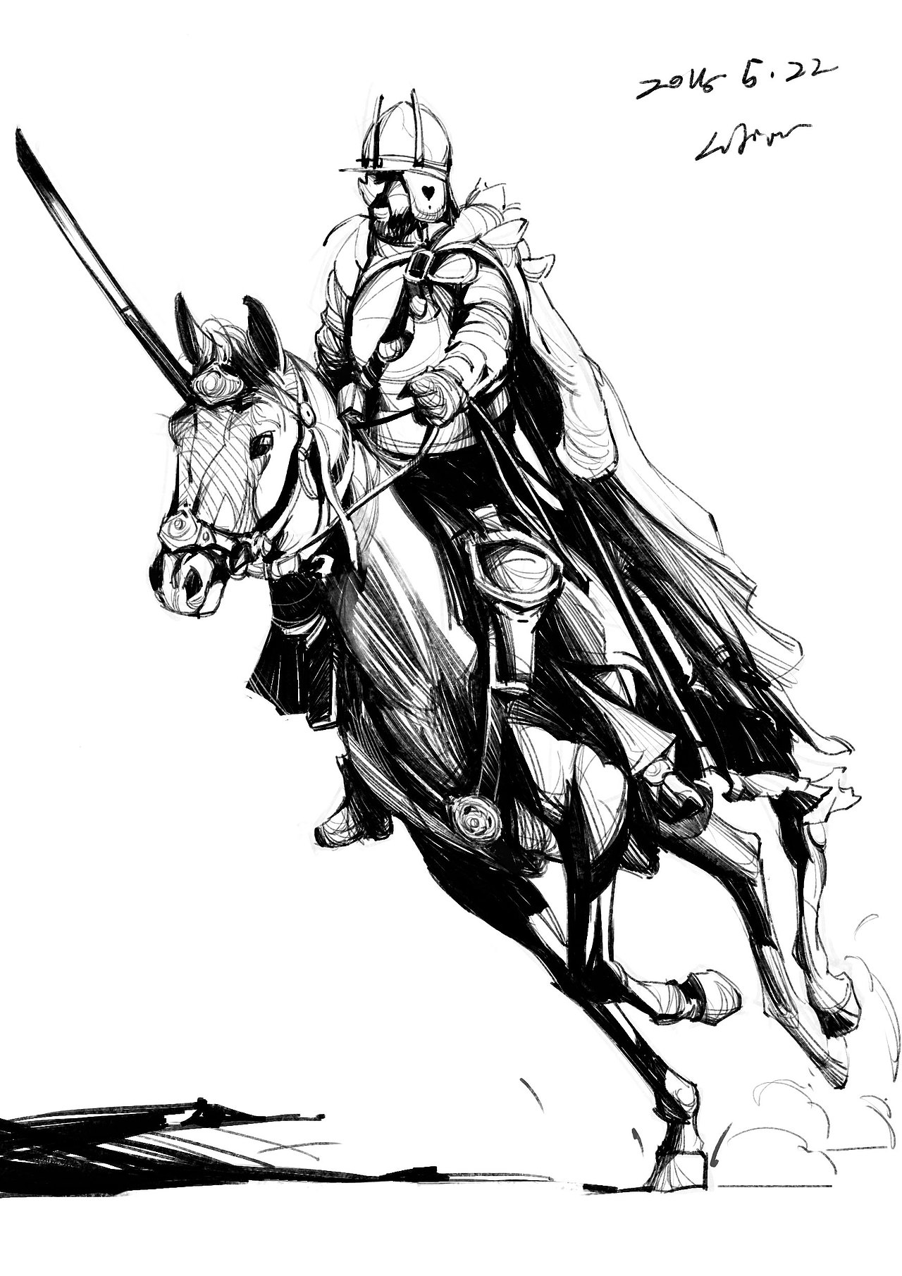 晨练第四周（图ZMTE2MzgwMDQ0） - 绘画 - 站酷设计师半岛酒徒原创素材 - 站酷ZCOOL