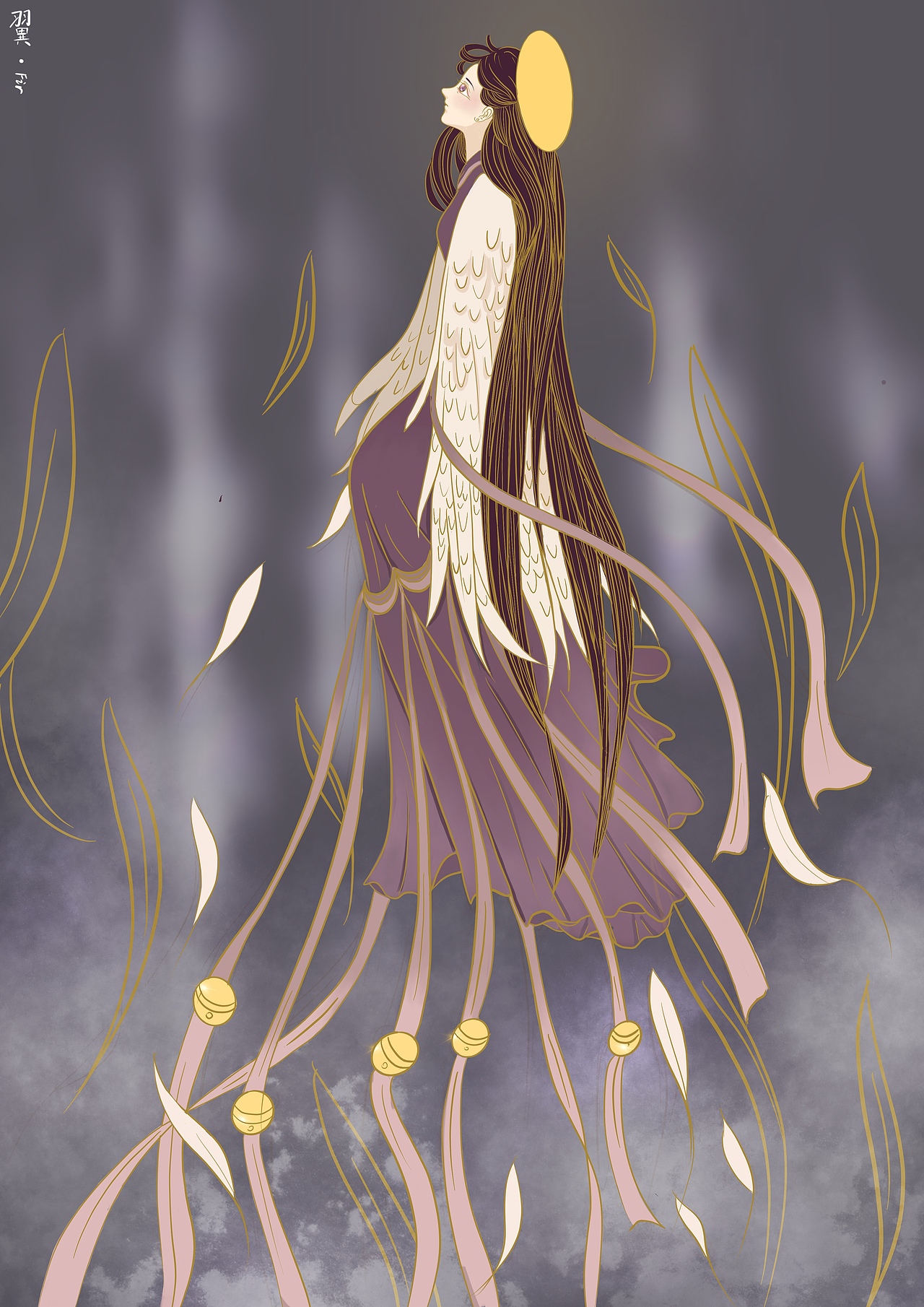 朱雀七星宿插画