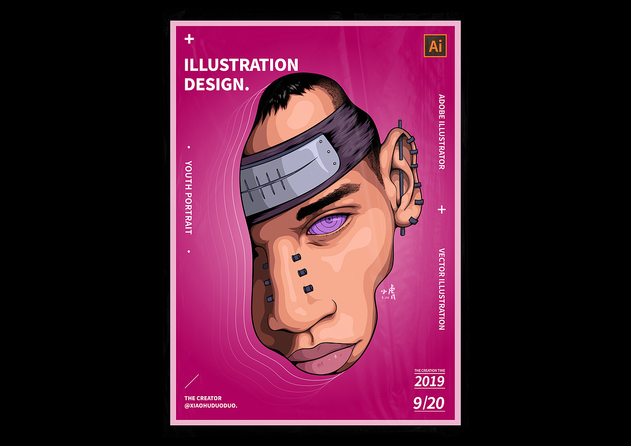 矢 量 / 练 习（图ZMjQ2NTYxODYw） - 艺术插画 - 站酷设计师小虎多多原创素材 - 站酷ZCOOL