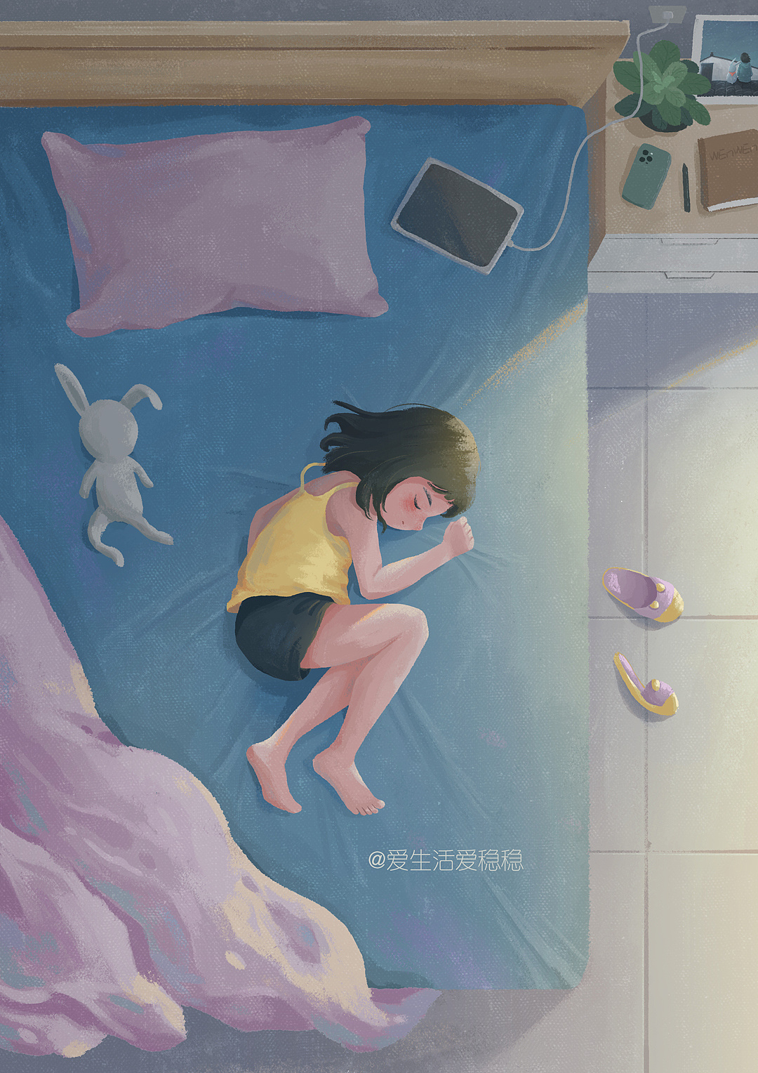 孤独小孩|插画|创作习作|爱生活爱稳稳_ - 原创作品 - 站酷 (zcool)