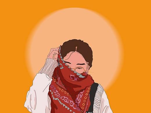 鼠标点出来的 插画...