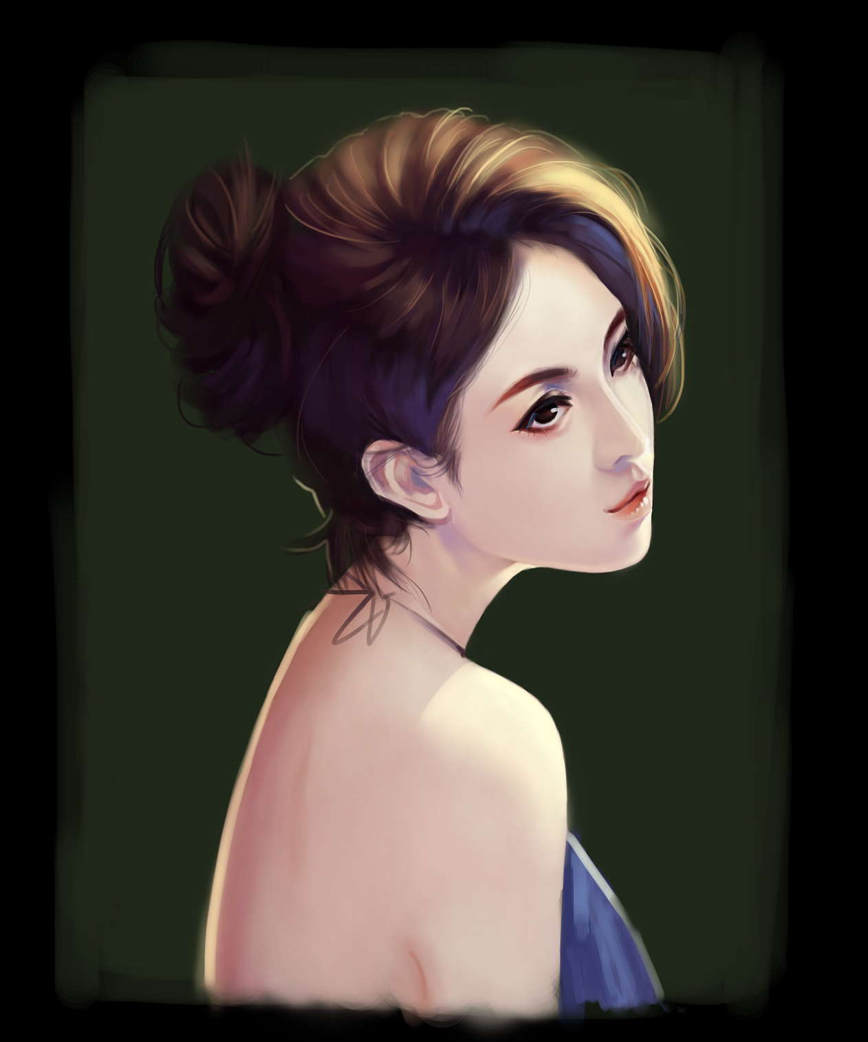 插画 手绘 人物头像 卡通