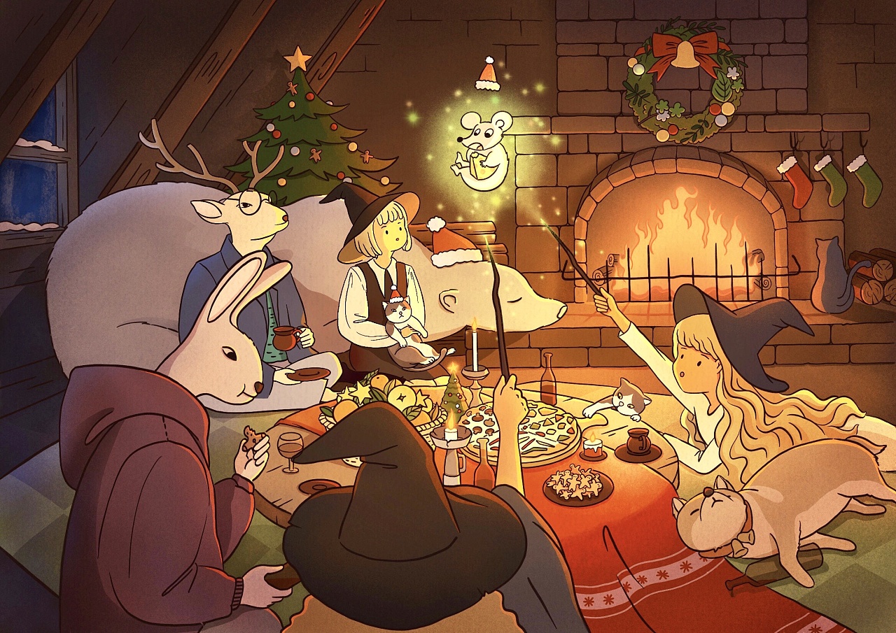 圣诞节#小镇圣诞夜merry christmas