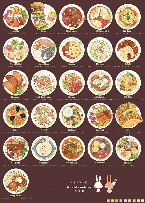 美食1（图ZMTU1NzkwMTEy） - 儿童插画 - 站酷设计师Z04972625原创素材 - 站酷ZCOOL