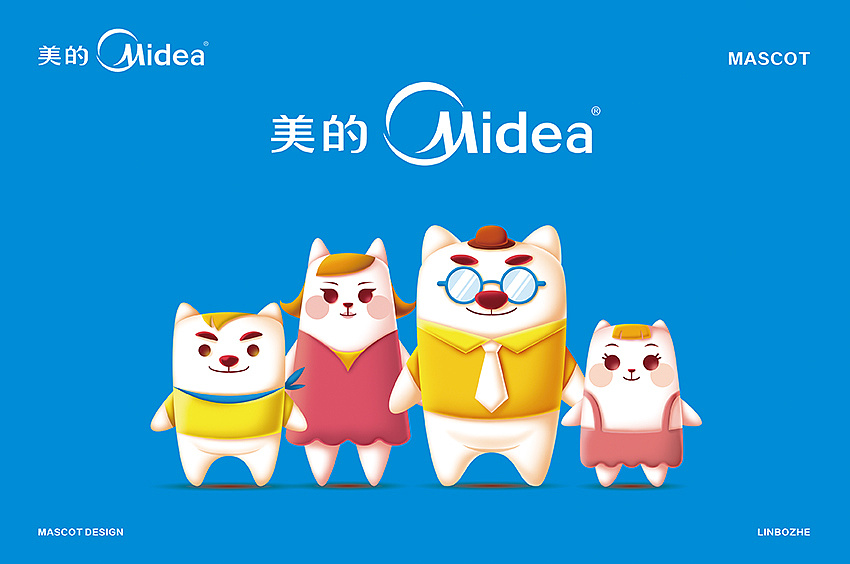 爱购物爱时尚的熊妈妈,开朗活泼的熊小宝,爱吃糖果的熊小美