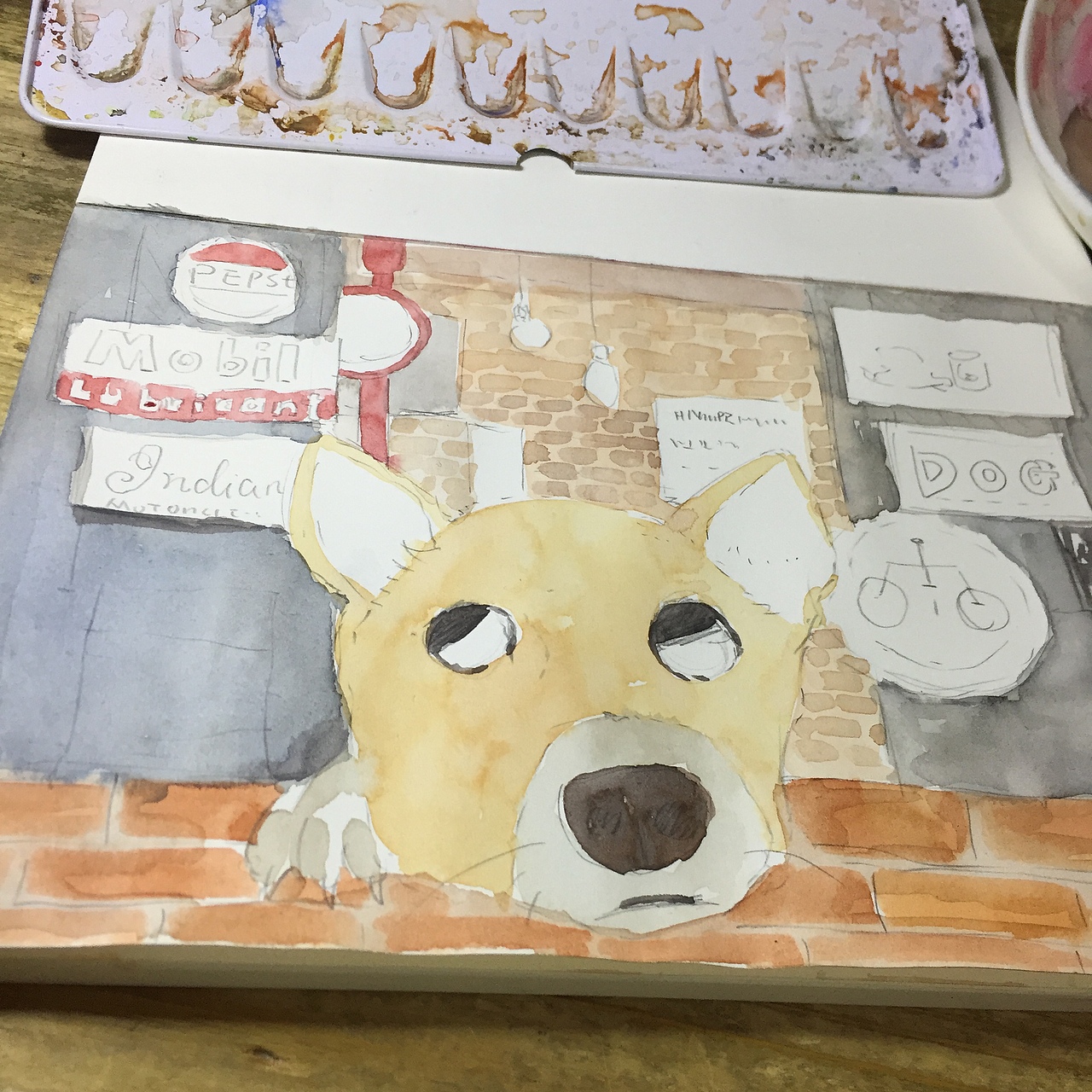 小狗涂鸦（图ZMTA4MDgxMDky） - 新锐潮流插画 - 站酷设计师双喜喜原创素材 - 站酷ZCOOL