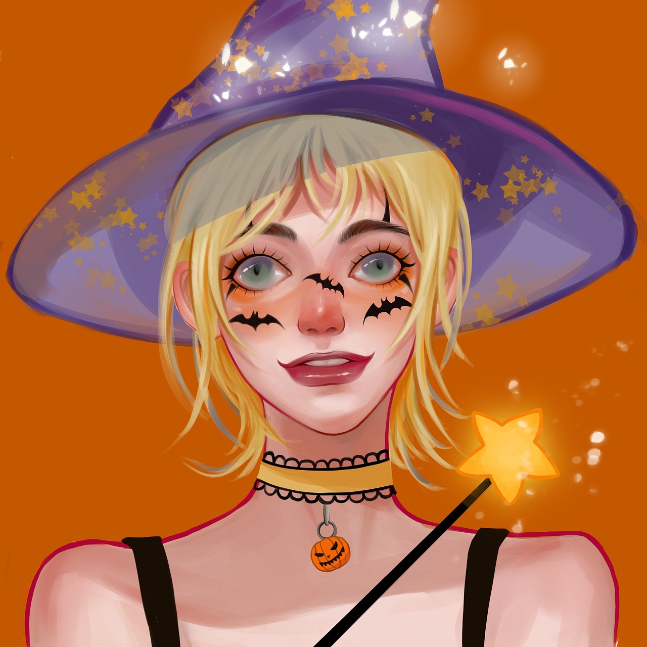 万圣节女巫|插画|商业插画|屠星 - 原创作品 - 站酷 (zcool)