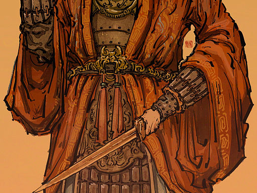 戲畫三國之劉備（個(gè)人主頁-ZNjUwODU0NDQ=） - 藝術(shù)插畫 - 站酷設(shè)計(jì)師河童吃辣椒原創(chuàng)素材 - 站酷ZCOOL