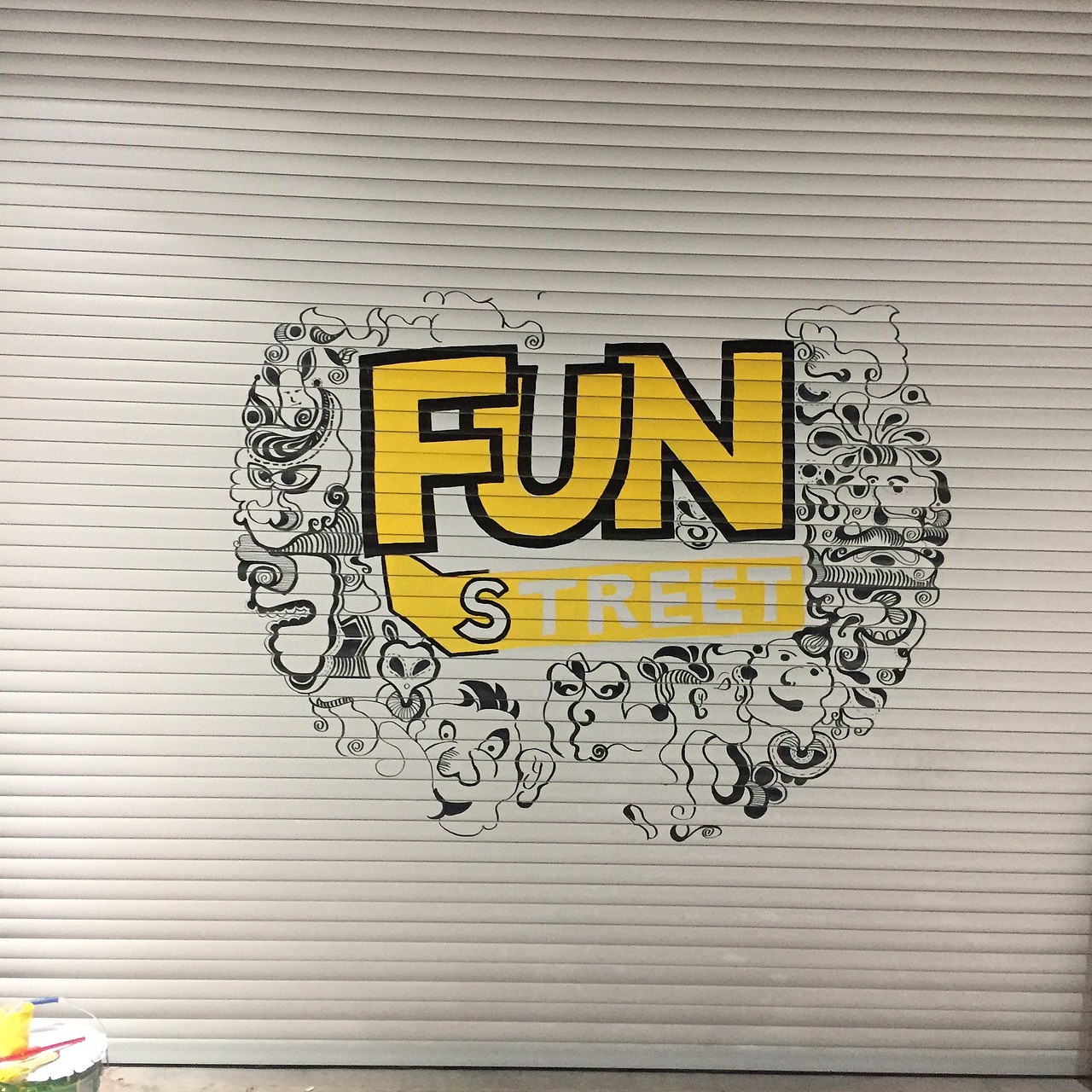 餐饮街 涂鸦（图ZMTEyNjQyODM2） - 新锐潮流插画 - 站酷设计师权小辫原创素材 - 站酷ZCOOL