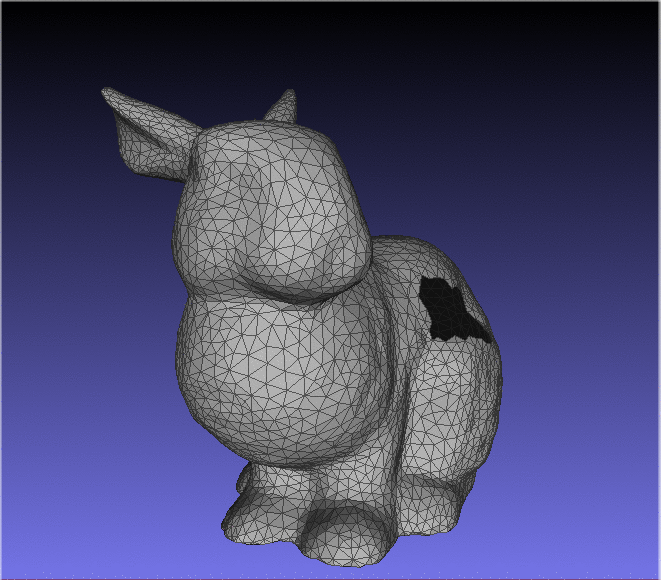【本科毕设】基于改进波前法的孔洞修补算法