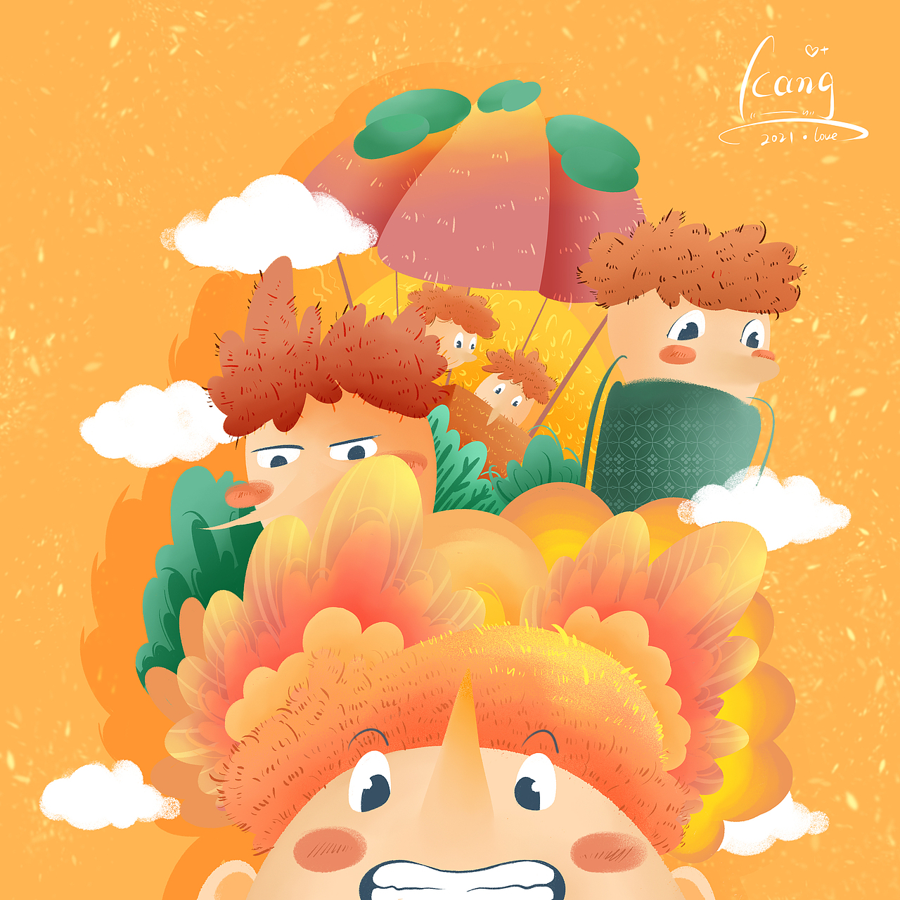 插画原创（图ZMjk3ODAzODg4） - 创作习作 - 站酷设计师悠闲的八爪原创素材 - 站酷ZCOOL