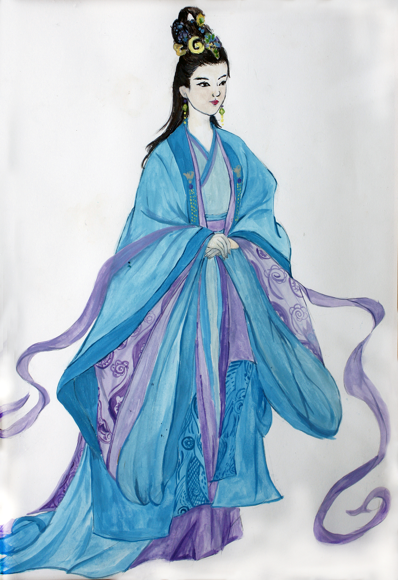 古装人物插画（图ZMTAyNTQwMDAw） - 创作习作 - 站酷设计师MUMUZI96原创素材 - 站酷ZCOOL