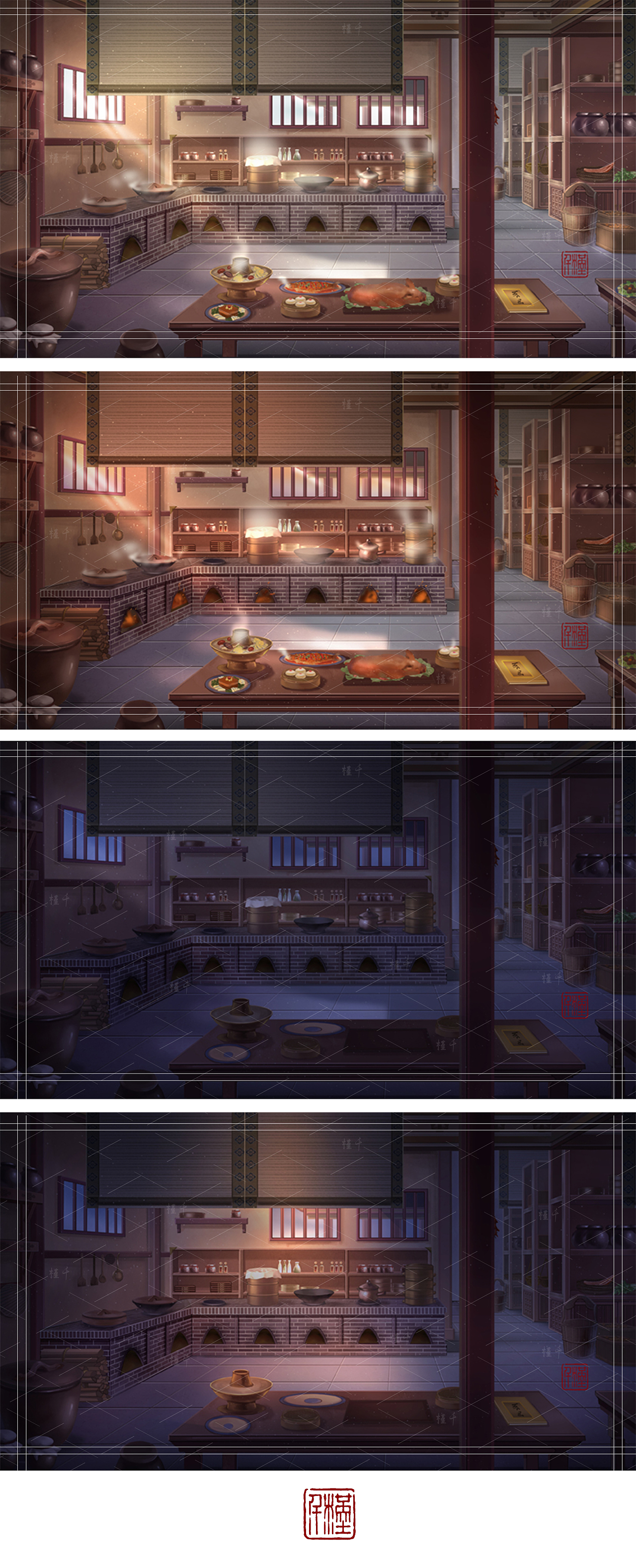 古风宫廷场景（图ZMjM0NDIyODcy） - 商业插画 - 站酷设计师槿千原创素材 - 站酷ZCOOL