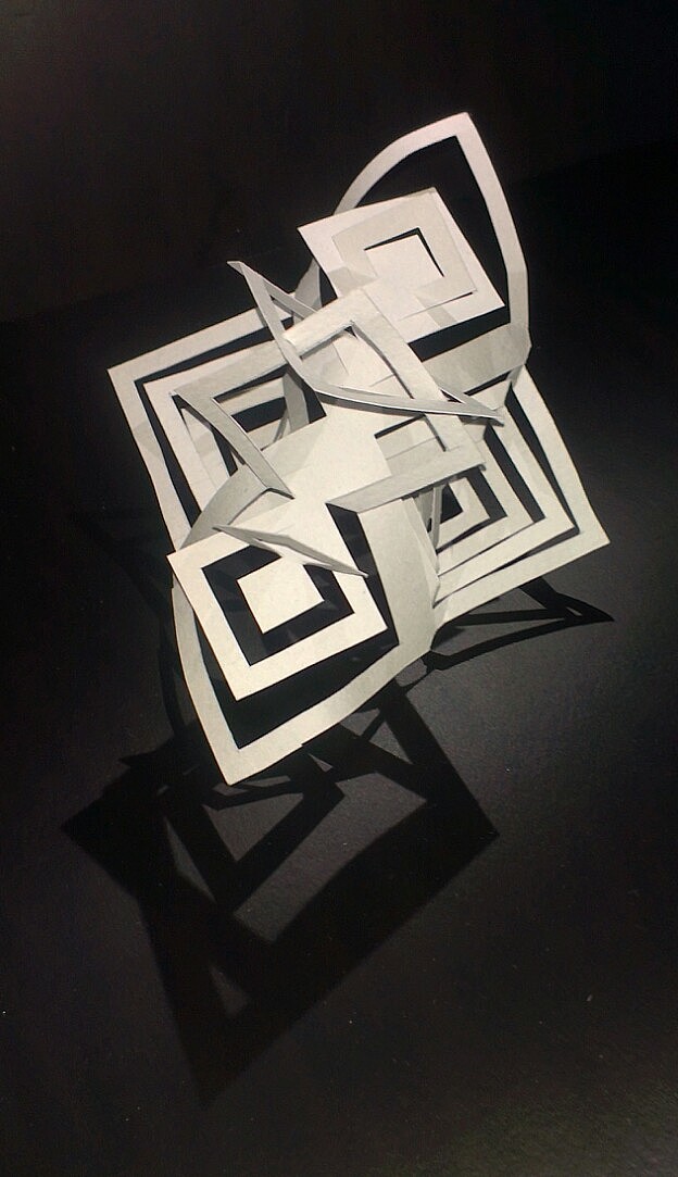 立体构成--剪纸