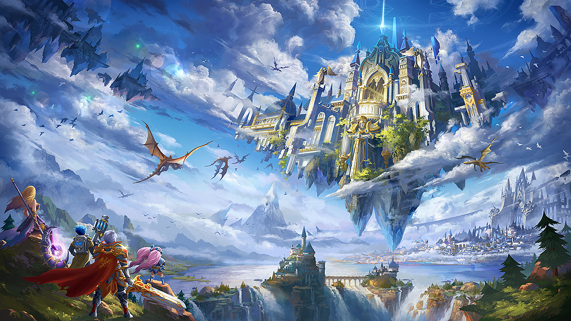 手游宣传图（图ZNjExNzE5Mjg=） - 商业插画 - 站酷设计师风格君原创素材 - 站酷ZCOOL