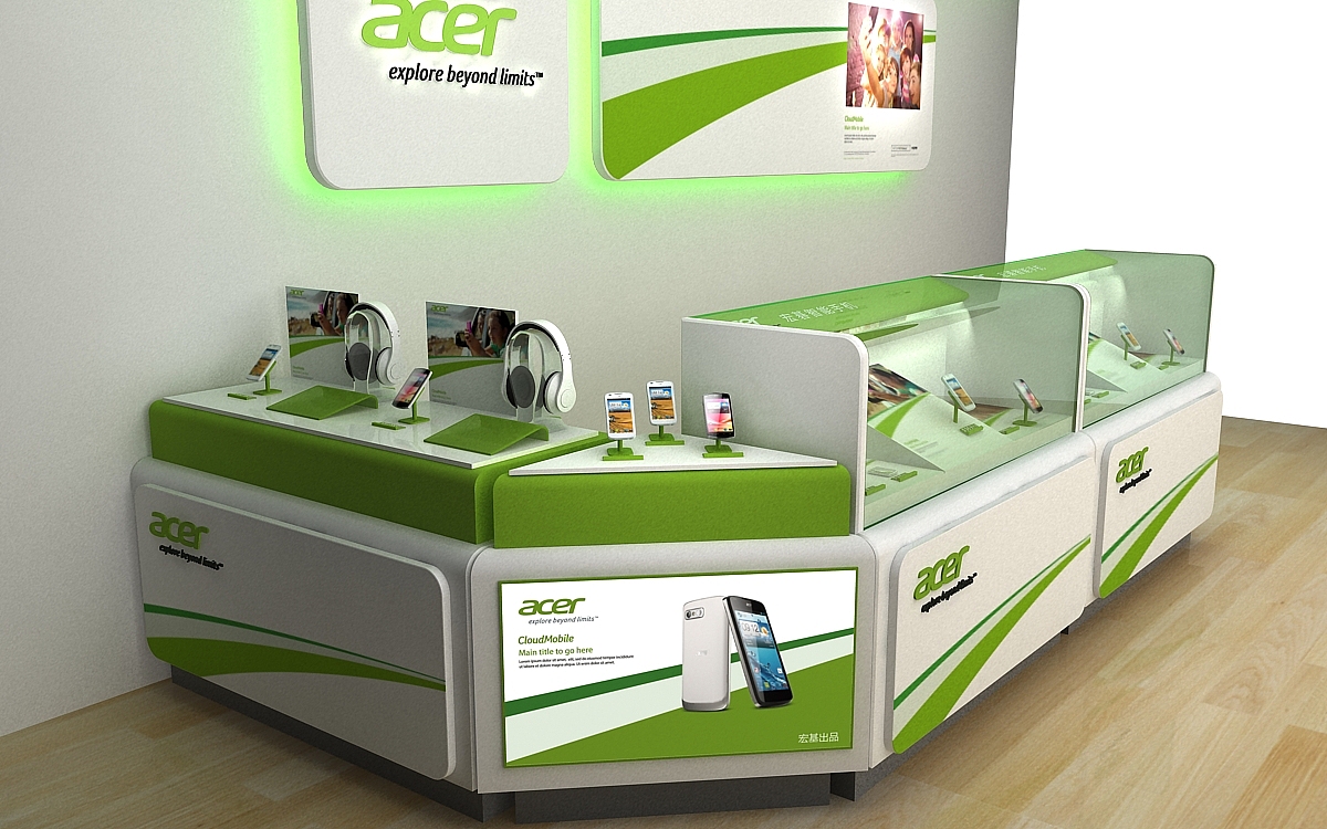 Acer 宏碁手机专柜设计方案