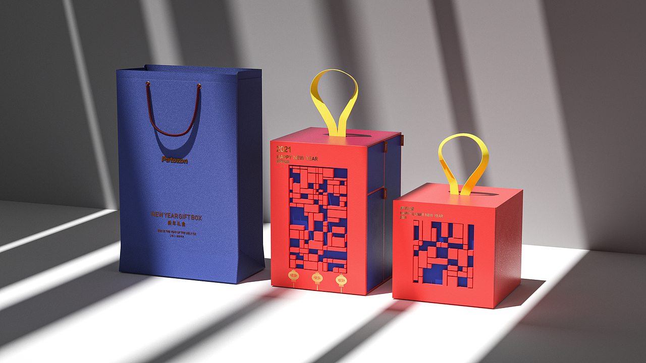 新年礼盒设计（图ZMjcwNTQ0Mzk2） - 产品 - 站酷设计师Essencen原创素材 - 站酷ZCOOL