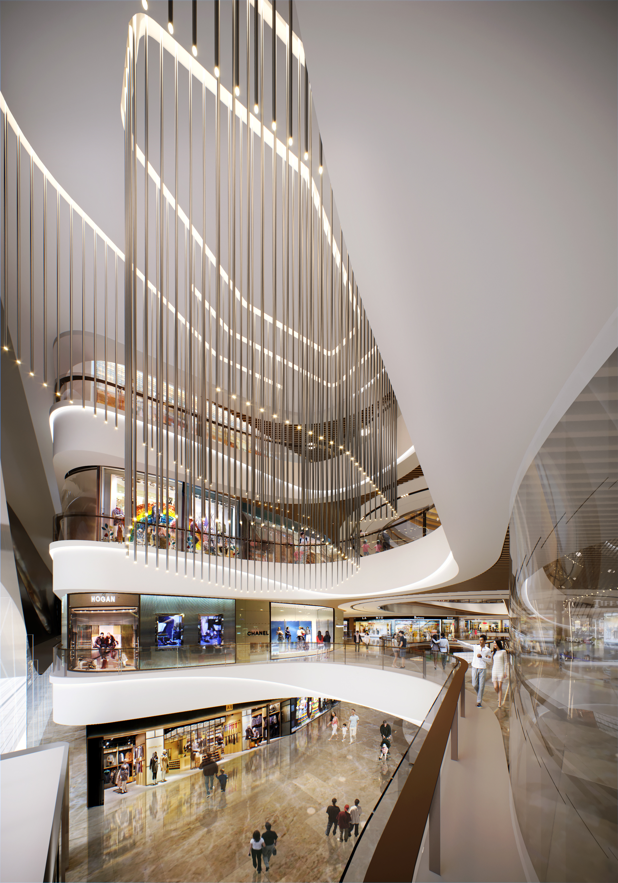 西安万达商场|三维|建筑\/空间|创腾文化 - 原创作