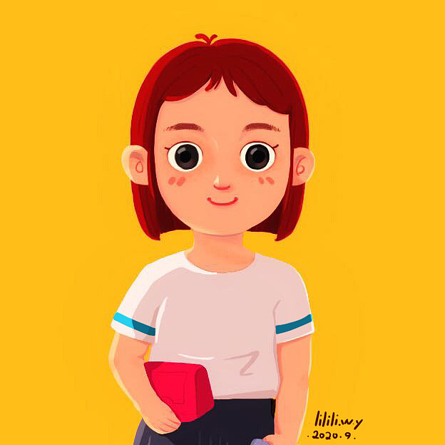 儿童插画人物头像