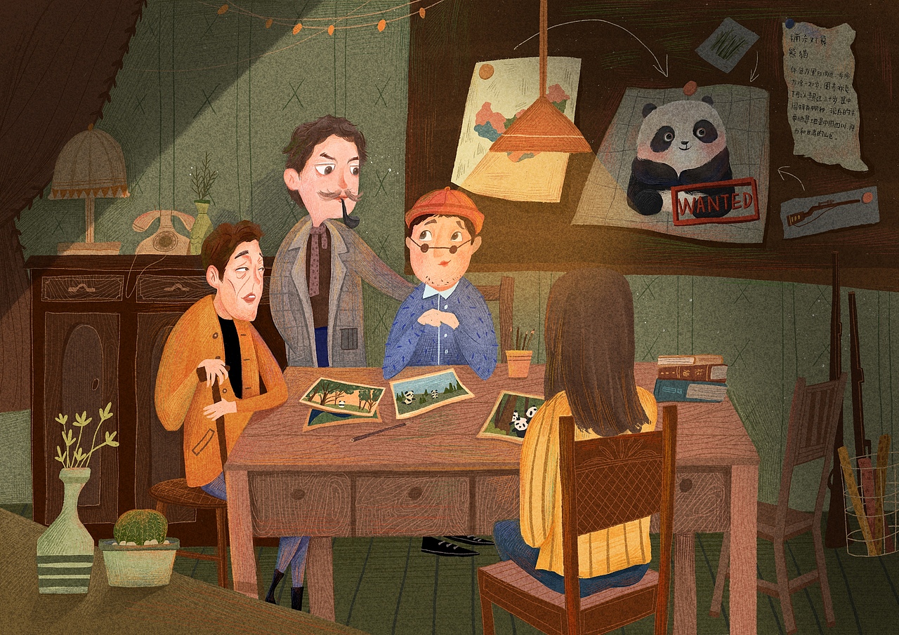 《来自中国的礼物》绘本创作