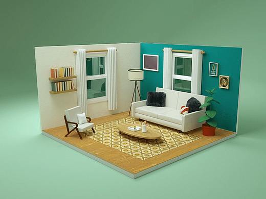 小房子动效（个人主页-ZNTE1MDQ3NTY=） - 动画/影视 - 站酷设计师chunfafa原创素材 - 站酷ZCOOL