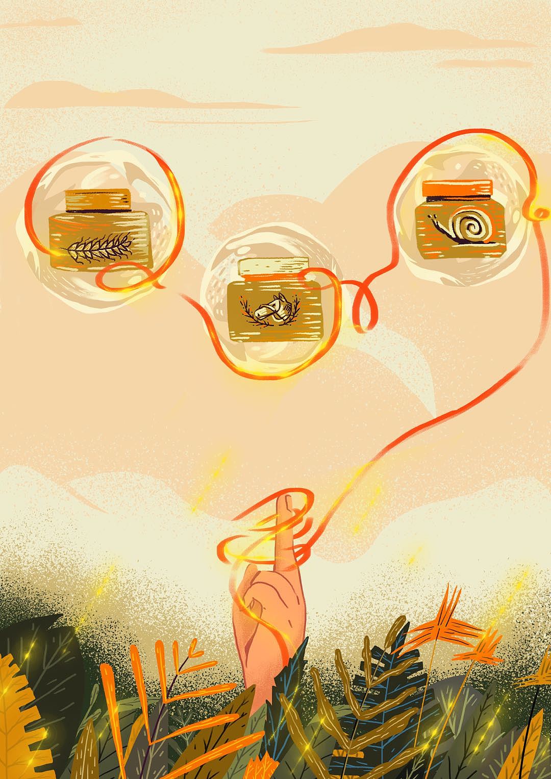 为护肤品NFF创作的品牌故事