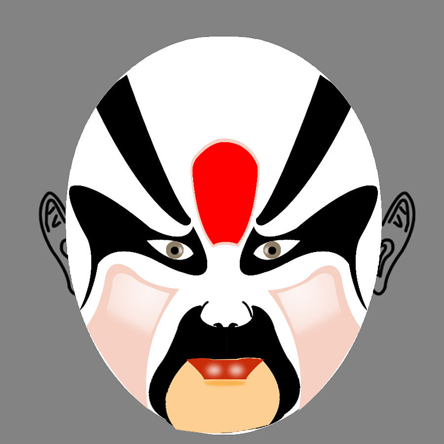 京剧人物脸谱图标