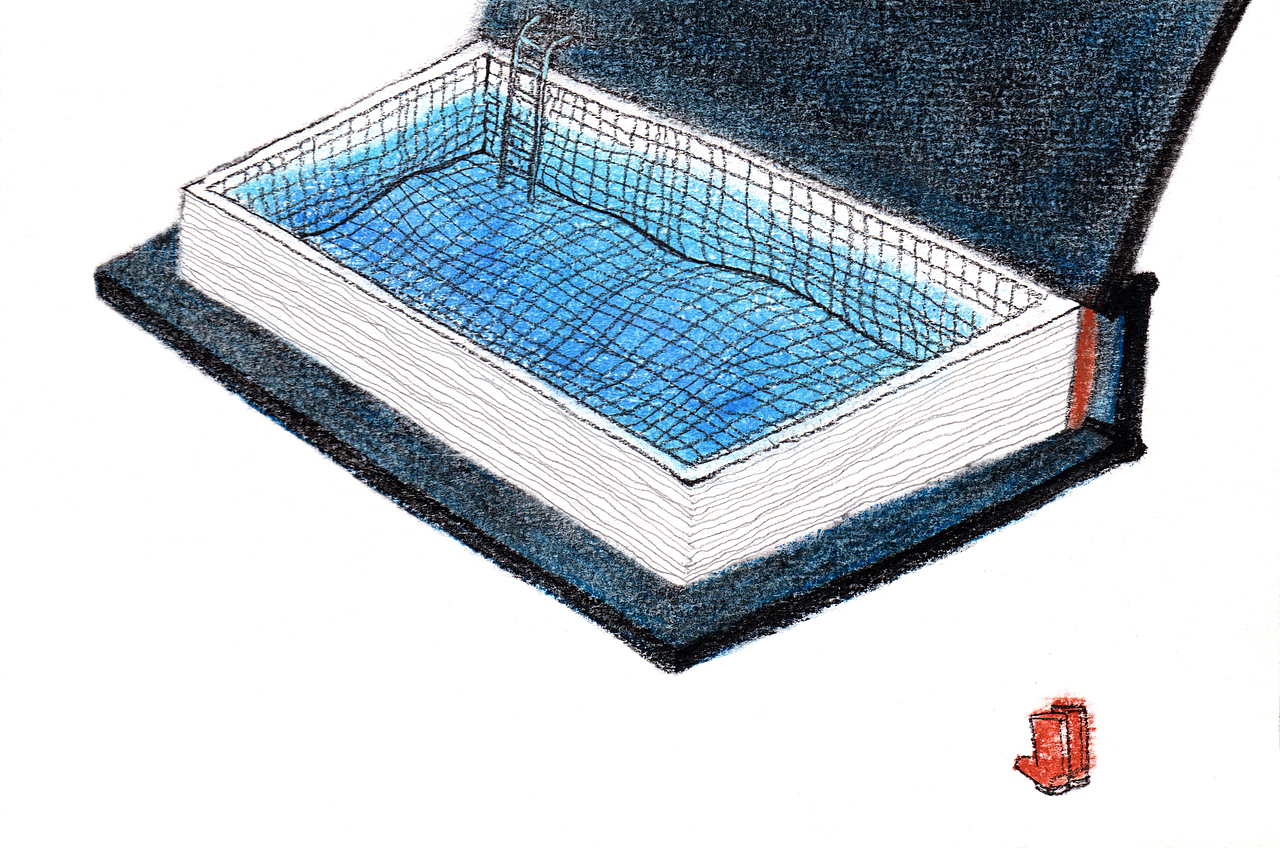 你不是别人-博尔赫斯的诗插画