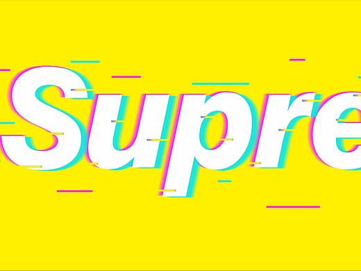 抖音风 Superman潮牌LOGO  Superman