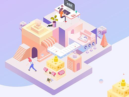 梦想空间（个人主页-ZMjgyMDU4ODg=） - 商业插画 - 站酷设计师武小成原创素材 - 站酷ZCOOL