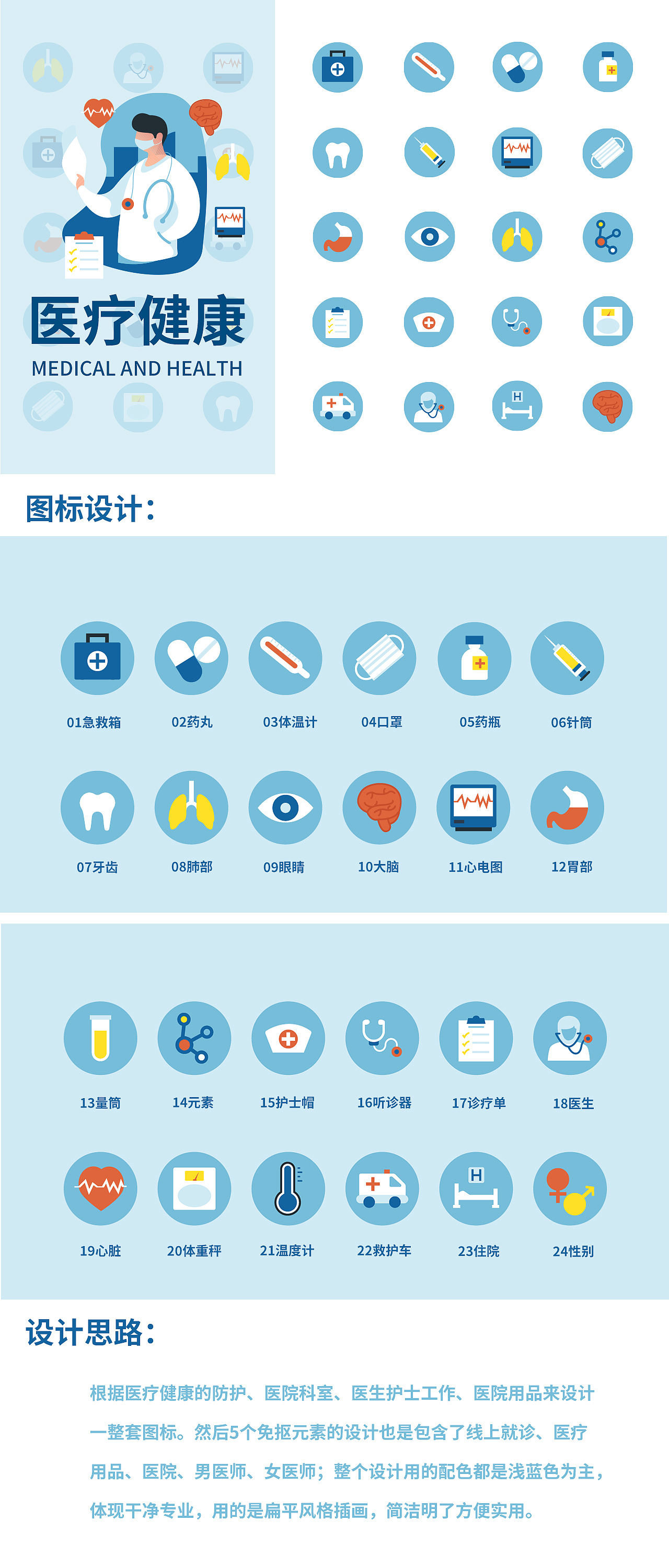 医疗健康（图ZMjUyODMwMDIw） - 图案 - 站酷设计师爱画画的Sunny原创素材 - 站酷ZCOOL