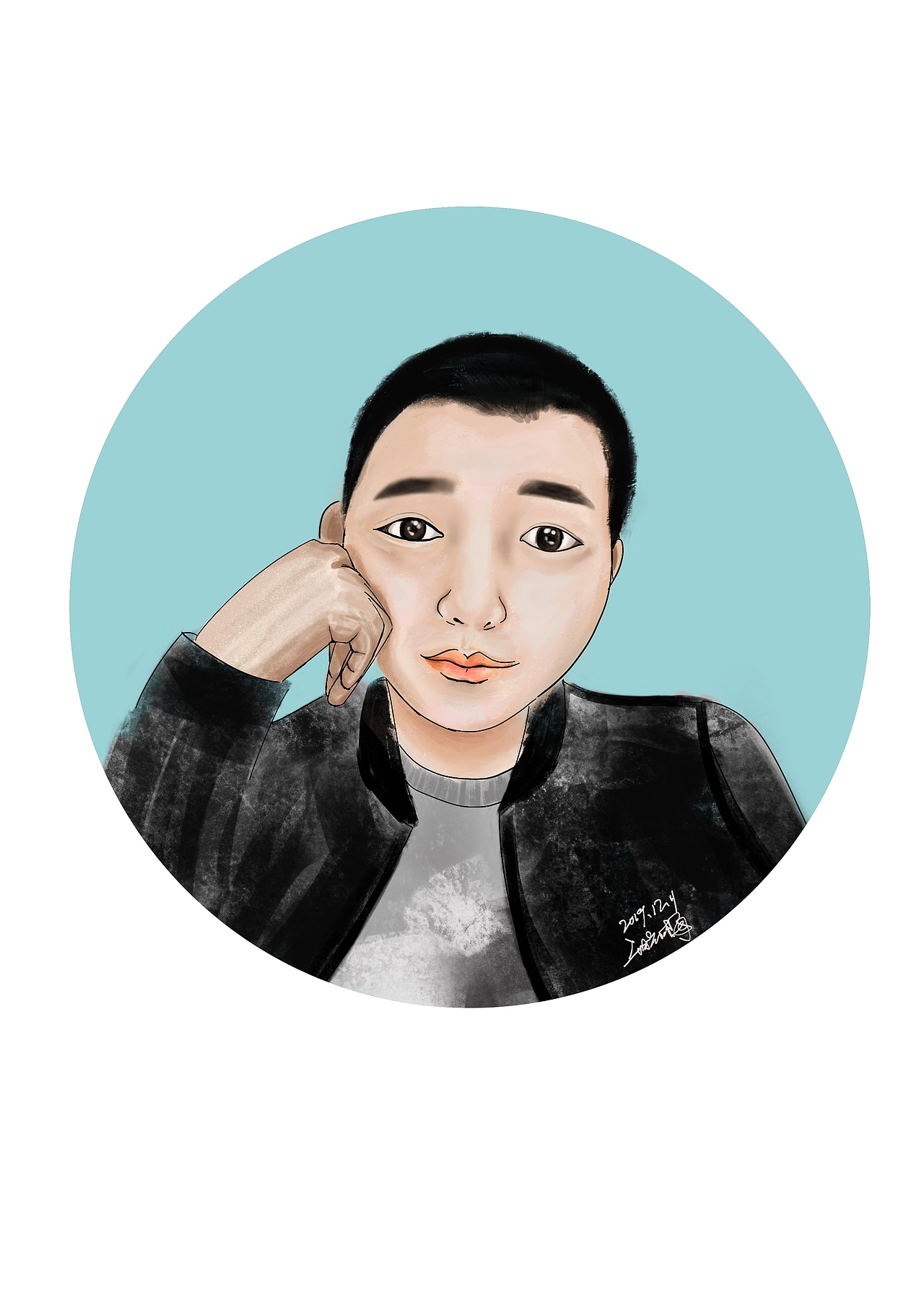 肖像（图ZMTg4OTEzNzE2） - 艺术插画 - 站酷设计师一木梅子原创素材 - 站酷ZCOOL