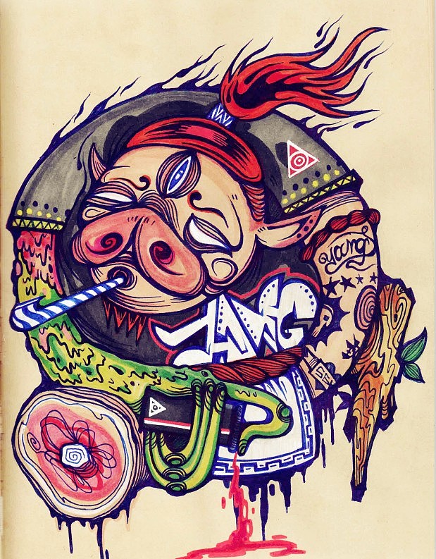 【SAY】手绘本，风格没变。（图ZMTE2Nzk0Njg=） - 新锐潮流插画 - 站酷设计师saycr原创素材 - 站酷ZCOOL