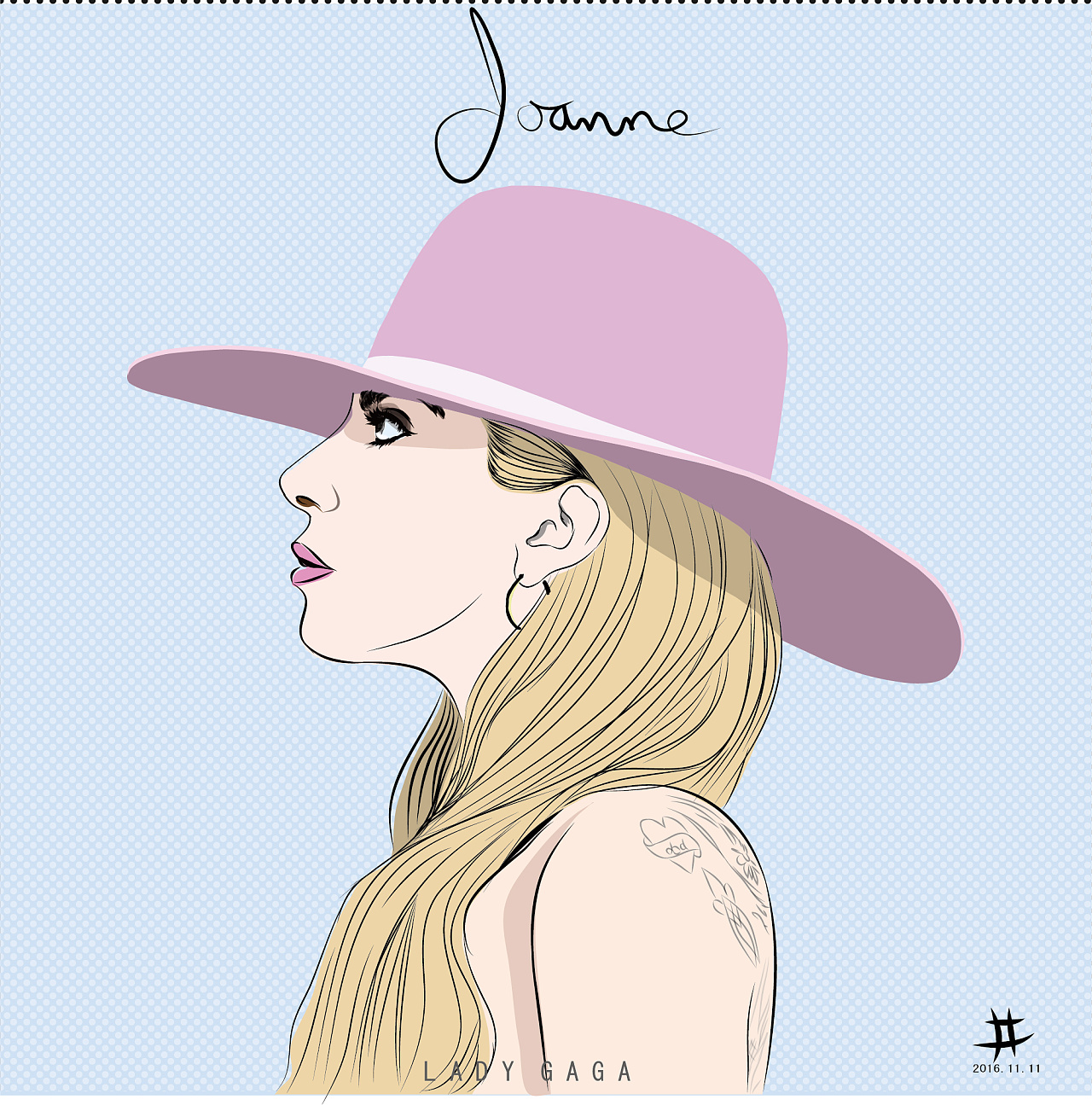 ladygaga|插画|创作习作|因囲 - 原创作品 - 站酷 (zcool)