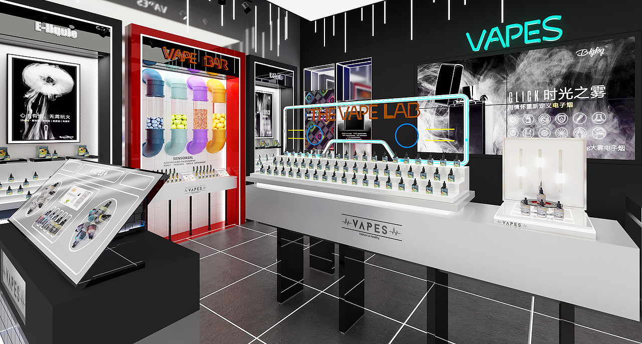 电子产品Si设计 | 专卖店设计 | VAPES