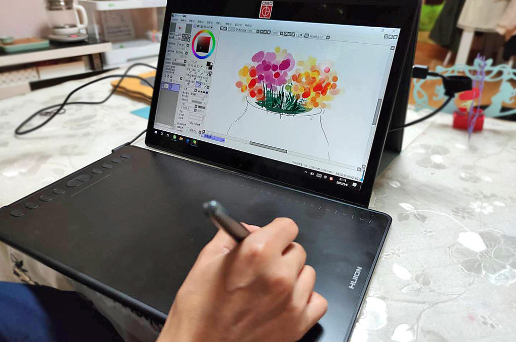 1016自定义键加持的绘王huionh1161数位板